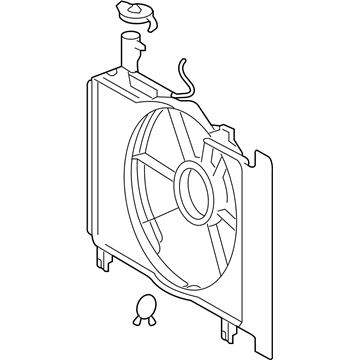 Toyota 16711-37050 Fan Shroud