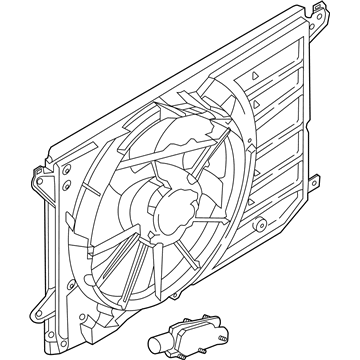 Ford DM5Z-8C607-C Fan Assembly