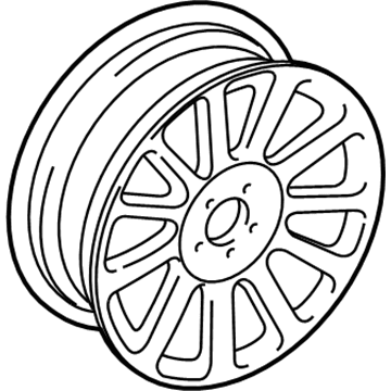 Ford 4W4Z-1007-EA Wheel, Alloy