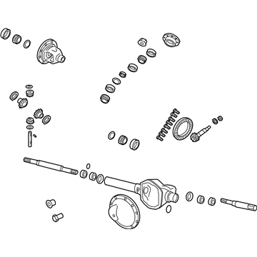 Mopar 52070461AD Axle-Service Front