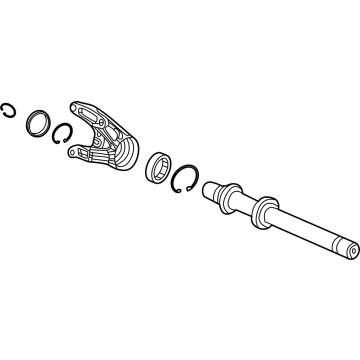 Acura 44500-TGZ-A00 SHAFT ASSY., HALF