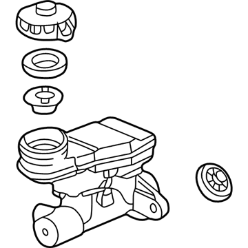 Acura 46100-S6M-A52 Master Cylinder Assembly