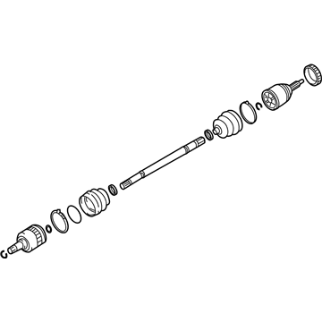 Hyundai 49600-2E000 Shaft Assembly-Drive Rear