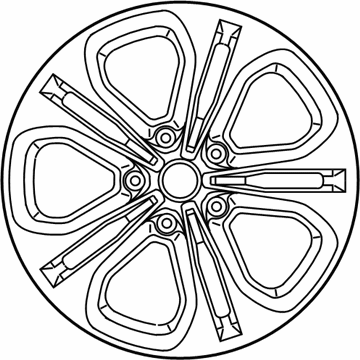 Kia 52910A7450 Wheel Assembly-Aluminum