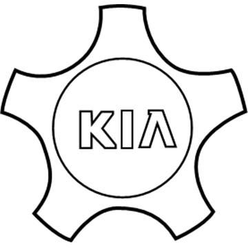 Kia 52960E4000 Wheel Hub Cap Assembly