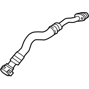 BMW 17-22-8-602-392 TRANSMISSION OIL COOLER LINE