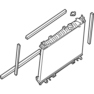 Nissan 21460-ZZ90A Radiator Assy