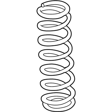 Honda 52441-S84-A11 Spring, Rear (Showa)