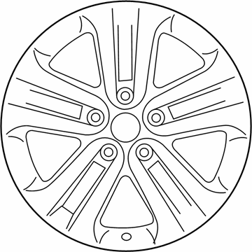 Nissan D0C00-3YL9A Aluminum Wheel