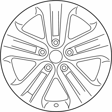 Nissan D0300-1KA2B Aluminum Wheel