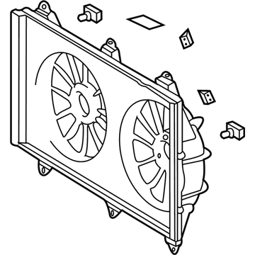 Toyota 16711-28290 Shroud Assembly