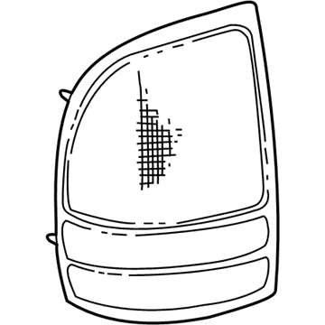 Mopar 55055113 Lamp-Tail Stop Backup