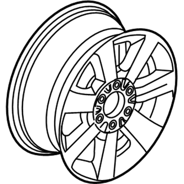 Ford AL1Z-1007-A Wheel, Alloy