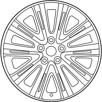 Kia 529103R660 Wheel Assembly-Aluminum