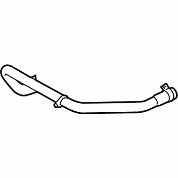 Ford LK4Z-18472-H HOSE - HEATER WATER