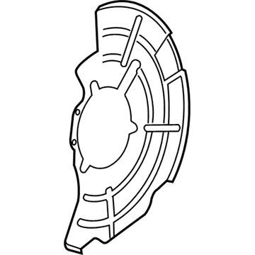 Mopar 52090432AC Shield-Splash