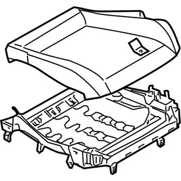 Infiniti 87300-AM411 Cushion Assy-Front Seat