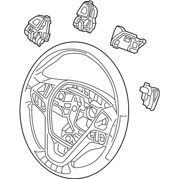 Ford FA8Z-3600-AA Steering Wheel