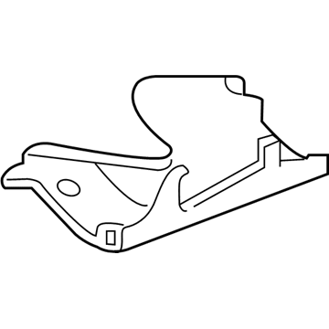 Nissan 11252-5ZM0A Engine Mounting Support, Front