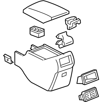 Toyota 58910-AC060-B0 Rear Console