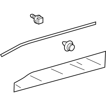 Toyota 75073-0A040 Lower Molding