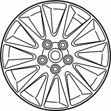 Mopar 1LS51GSAAB Aluminum Wheel