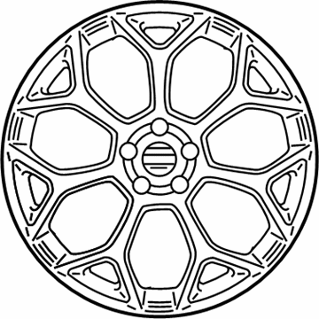 Mopar 5PQ12NTSAB Aluminum Wheel