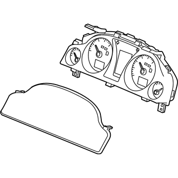 GM 92250192 Cluster Assembly