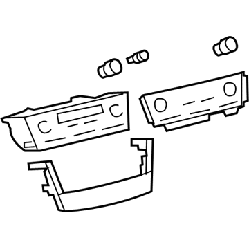 Toyota 55900-06271 Dash Control Unit