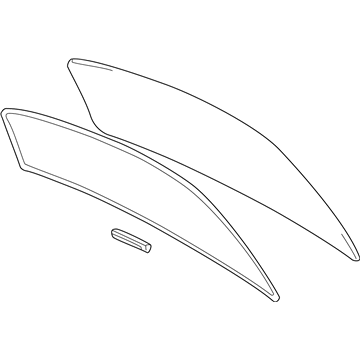 Toyota 64801-52020 Back Glass