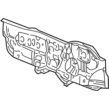 Honda 61500-S5D-A00ZZ Dashboard (Lower)