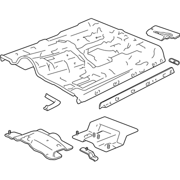 GM 12479888 Panel Asm, Rear Floor