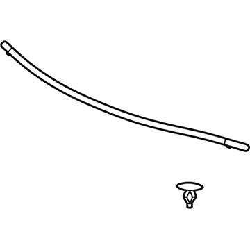 Acura 71127-T3R-A00 Seal Rubber, Hood