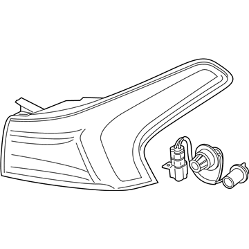 Hyundai 92402-S2100 Lamp Assembly-Rear Comb Outside, RH