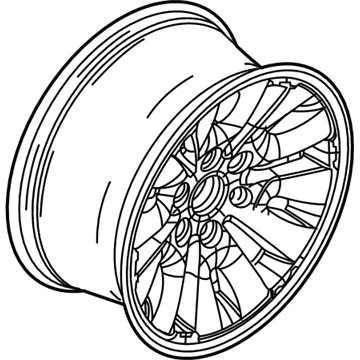 Ford CL3Z-1007-B Wheel, Alloy