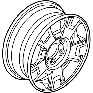 Ford 9L3Z-1007-J Wheel, Alloy