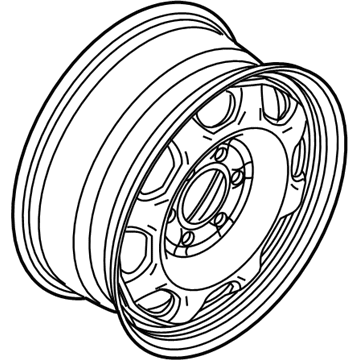 Ford 7L3Z-1015-A Wheel