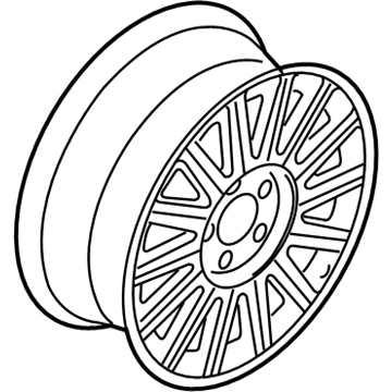 Ford 8W3Z-1007-A Wheel, Alloy