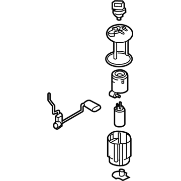 Hyundai 31110-B1000 Complete-Fuel Pump