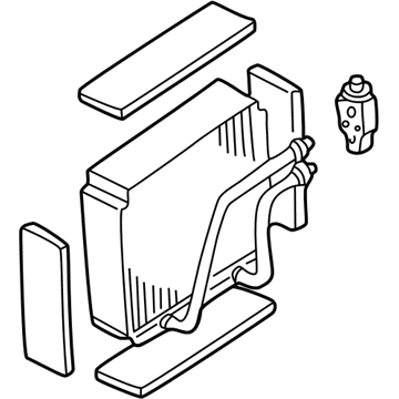 Nissan 27280-0W012 Evaporator Assy-Cooler