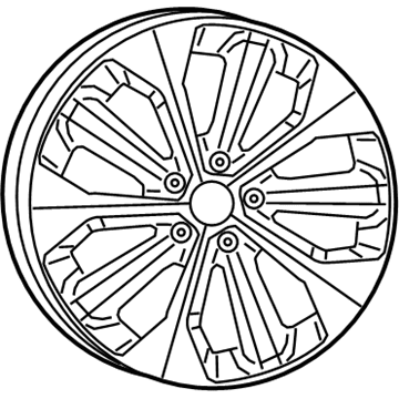 Mopar 7AP561STAA Aluminum Wheel