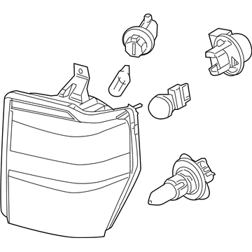 Ford 7C3Z-13008-BA Composite Headlamp