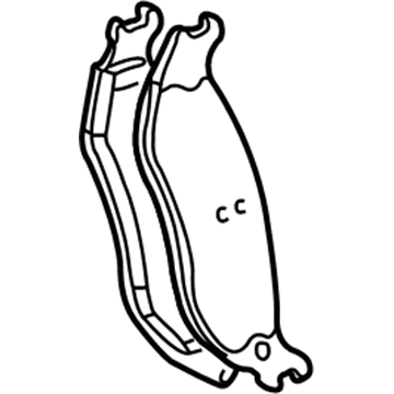 Mopar 5093511AC Disc Brake Pad Kit