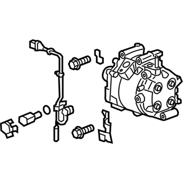 Honda 38810-R1A-A01 Compressor