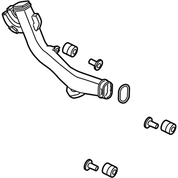 Honda 17253-R40-A00 Tube Assembly B, Air Inlet