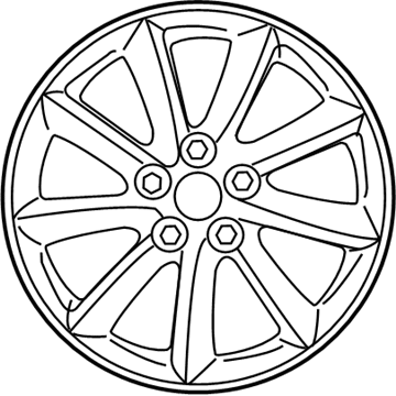 Lexus 42611-50560 Wheel, Disc