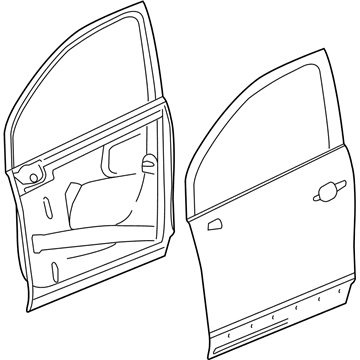 GM 23141896 Door, Front Side