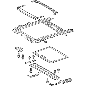 Lexus 63200-76030-A1 Housing Assembly Sun Ro