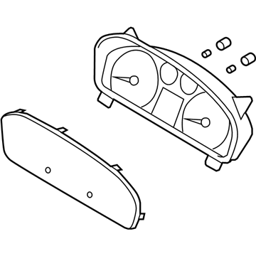 GM 96652509 Cluster Assembly