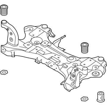 Kia 62405J9000 CROSSMEMBER COMPL